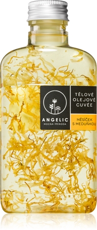 Angelic Cuvée Nechtík & Medovka telový olej pre rozjasnenie a hydratáciu
