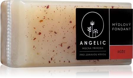 Angelic Soap fondant Růže Extra Gentle Natural Soap