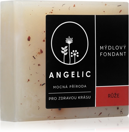 Angelic Soap fondant Růže Extra Gentle Natural Soap