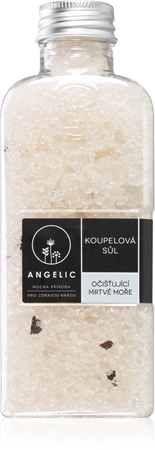 Angelic Kúpeľová soľ Očisťujúce Mŕtve more minerálna soľ do kúpeľa z Mŕtveho mora