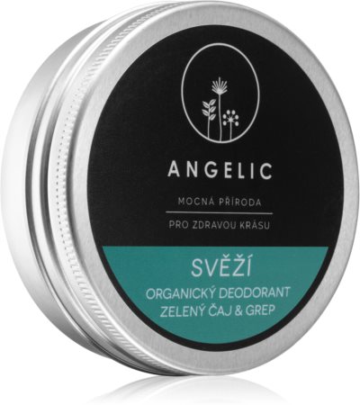 Angelic Organic deodorant "Fresh" Green tea & Grapefruit Kreemjas antiperspirant