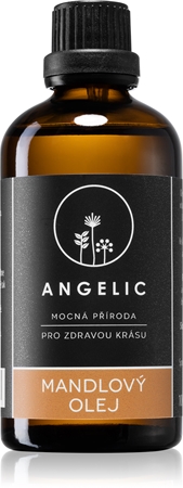 Angelic Mandľový olej mandľový olej pre hydratáciu a vypnutie pokožky