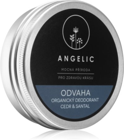 Angelic Organic deodorant "Courage" Cedar & Santal кремовий антиперспірант у якості BIO