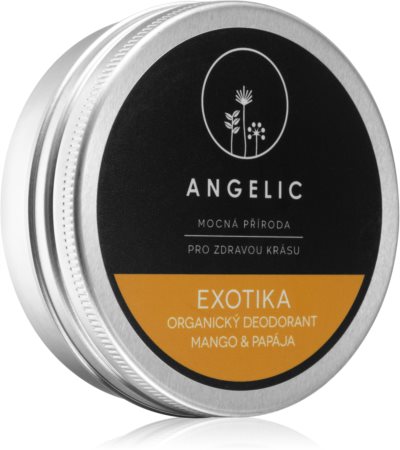 Angelic Organic deodorant "Exotica" Mango & Papaya кремовий антиперспірант у якості BIO