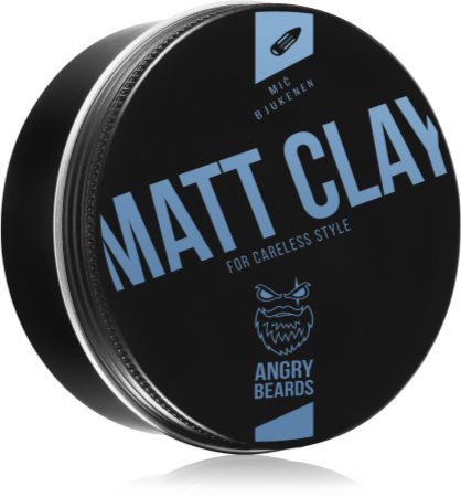 Angry Beards Matt Clay Mič Bjukenen стайлінгова глина для волосся