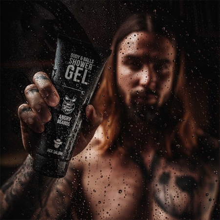 Angry Beards Jack Saloon Shower Gel vlažilen gel za prhanje