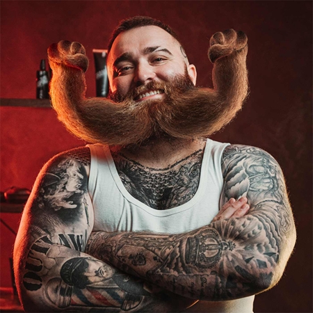 Angry Beards Beard Growing Set Kinkekomplekt habemele meestele