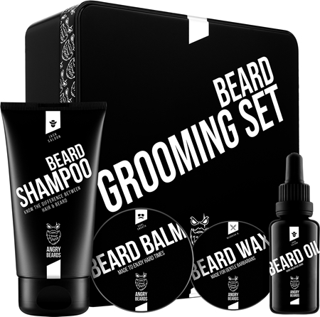 Angry Beards Beard Grooming Sæt til skæg