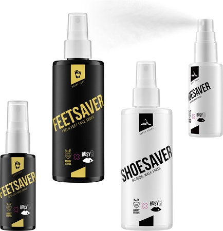 Angry Beards FeetSaver SaverSet Presentförpackning För ben och skor