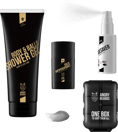Angry Beards Jack Saloon Active Beast Set Σετ για αθλητές