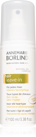 ANNEMARIE BÖRLIND Seide Natural Hair Care Hair Leave-In κοντίσιονερ χωρίς ξέβγαλμα σε σπρέι Για λάμψη και απαλότητα μαλλιών