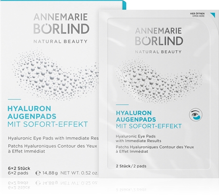ANNEMARIE BÖRLIND EYES & LIPS Eye Pads Hydrating Hyaluronic Eye Mask