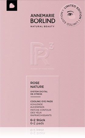 ANNEMARIE BÖRLIND Rose Nature Eyepads околоочна маска против отоци и тъмни кръгове