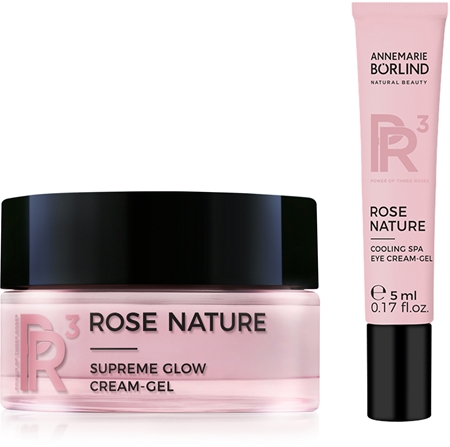 ANNEMARIE BÖRLIND Rose Nature Supreme Glow X-MAS Set ajándékszett a tökéletes bőrért
