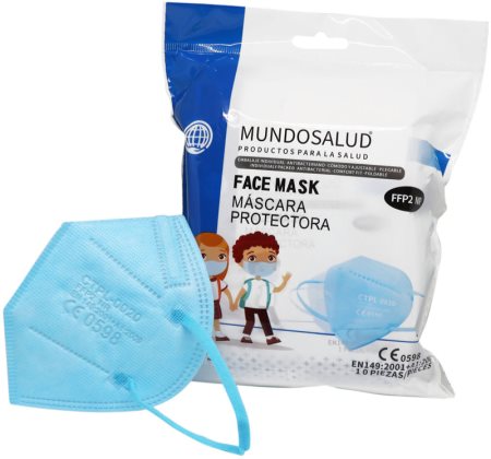 MUNDOSALUD Respirator CTPL-0020, FFP2 NR blue maska ochronna jednorazowy