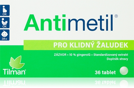 Antimetil Pro klidný žaludek tablety na podporu trávenia