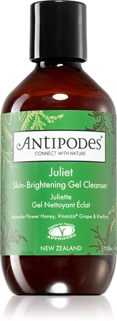 Antipodes Juliet gel de limpeza iluminador para rosto