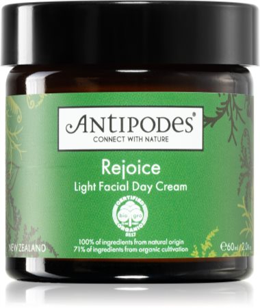 Antipodes Rejoice Light Facial Day Cream leichte feuchtigkeitsspendende Tagescreme