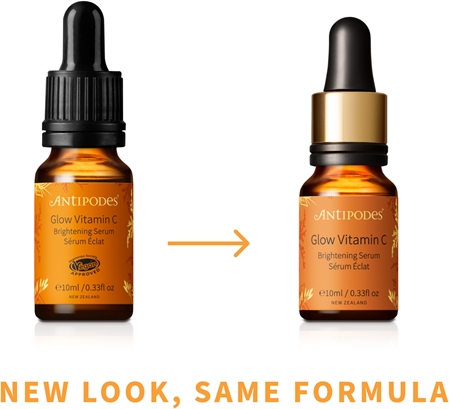 Antipodes Glow Vitamin C Brightening Serum to treat the first signs of skin ageing