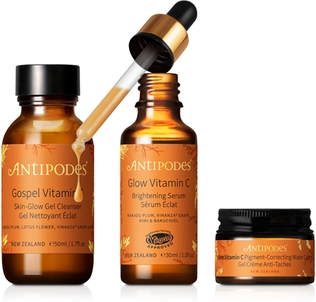 Antipodes Christmas Set Brightening Skincare Christmas gift set with a brightening effect