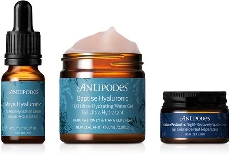 Antipodes Christmas Set Hydration Skincare Christmas gift set for intensive hydration