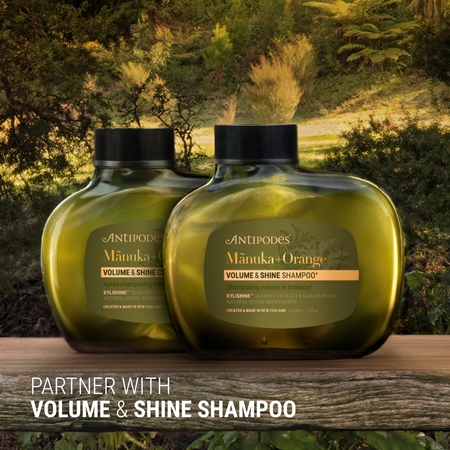 Antipodes Mᾱnuka + Orange Volume & Shine odżywka na objętość do nabłyszczania i zmiękczania włosów
