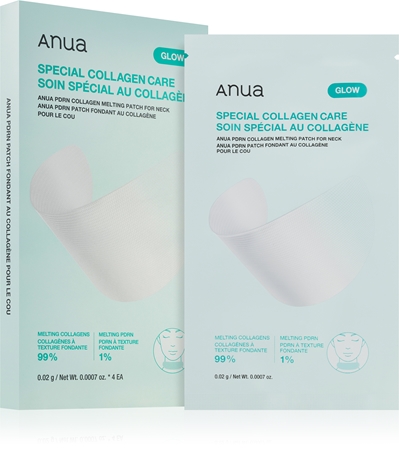 Anua PDRN Collagen Melting Patch For Neck Lifting und festigende Maske für Hals und Dekolleté