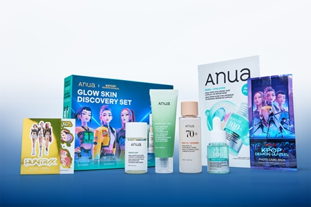 Anua K-Pop Demon Hunters Glow Skin Discovery Set Gift Set with a brightening effect