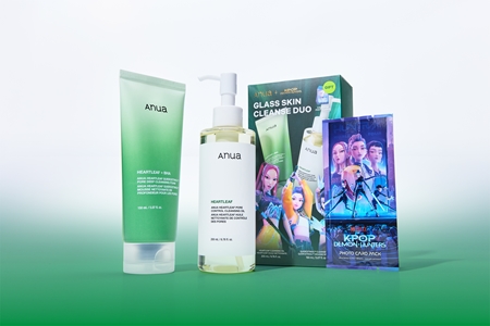 Anua K-Pop Demon Hunters Double Cleansing Duo Set Gift Set for deep cleansing