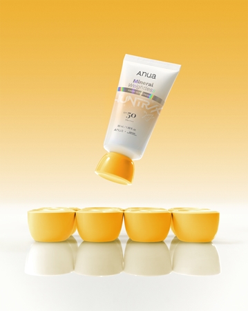 Anua K-Pop Demon Hunters Mineral Weightless Finish Sunscreen Light Protective Moisturiser SPF 50