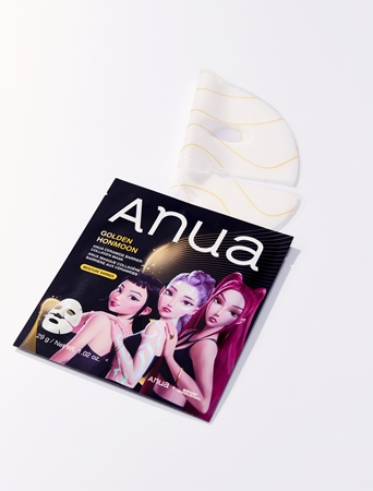 Anua K-Pop Demon Hunters Ceramide Barrier Collagen Mask glättende Stoffmaske mit Gel-Textur