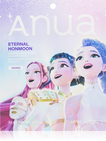 Anua K-Pop Demon Hunters Vita Brightening Collagen Mask Aufhellende Tuchmaske mit Kollagen