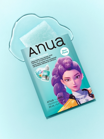 Anua K-Pop Demon Hunters PDRN + Hyaluronic Acid Capsule 100 Serum Mask Moisturising face sheet mask to brighten and smooth the skin