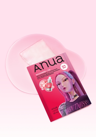 Anua K-Pop Demon Hunters Niacinamide TXA Serum Mask Brightening Face Sheet Mask with moisturising effect
