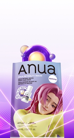 Anua K-Pop Demon Hunters Retinol Niacin Night Care Mask Night Mask for Skin Renewal for wrinkles
