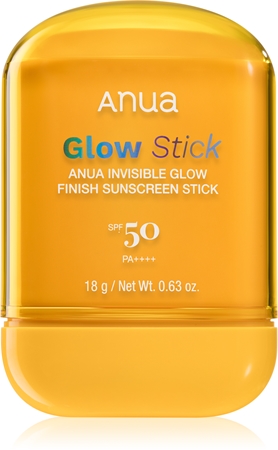 Anua Invisible Glow Finish Sunscreen Stick Schützende und nährende Sticks mit aufhellender Wirkung