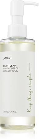Anua Heartleaf Pore Control Cleansing Oil tisztító és sminklemosó olaj hidratáló hatással