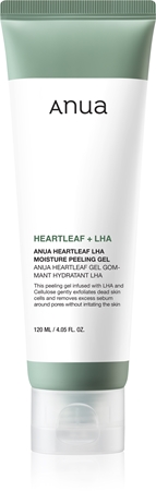 Anua Heartleaf LHA Moisture Peeling Gel jemný gelový peeling pro citlivou pleť se sklonem k akné