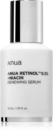 Anua Retinol 0.3% + Niacin Renewing Serum noční obnovující sérum na rozšířené póry a vrásky