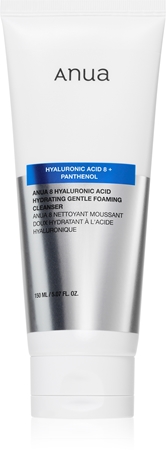 Anua Hyaluronic Acid 8 Moisturizing Gentle Gel Cleanser švelniai valančios putos su hialurono rūgštimi