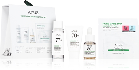 Anua Heartleaf Soothing Trial Kit Gift Set with soothing effect