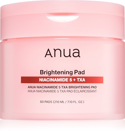 Anua Niacinamide 5% + TXA Brightening Pad toner pads for radiance and hydration