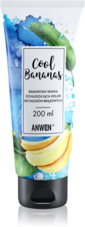 Anwen Cool Bananas бондінг-маска для фарбування волосся для каштанових та темних відтінків волосся