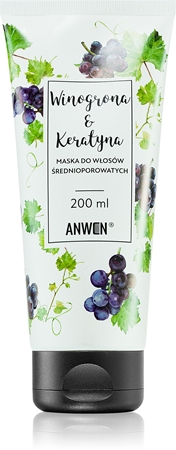 Anwen Grapes & Keratin regenererende sheet mask voor het Haar