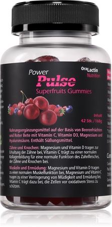 ApaCare OraLactin Nutrilon Power Pulse Superfruits Gummies Geleebonbons Nahrungsergänzungsmittel für Ihr Wohlbefinden