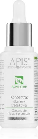 Apis Natural Cosmetics Acne-Stop Professional concentrado para pele oleosa propensa a acne