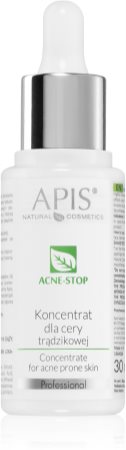 Apis Natural Cosmetics Acne-Stop Professional концентрат для жирної шкіри зі схильністю до акне