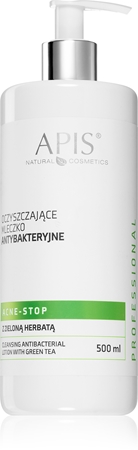 Apis Natural Cosmetics Acne-Stop Home TerApis Puhastav- ja meiki eemaldav losjoon rohelise teega