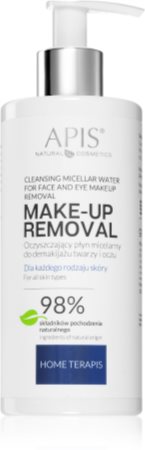 Apis Natural Cosmetics Home TerApis agua micelar limpiadora para rostro y ojos