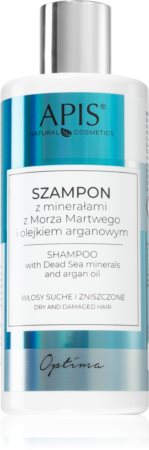 Apis Natural Cosmetics Optima увлажняющий шампунь с минералами Мертвого моря